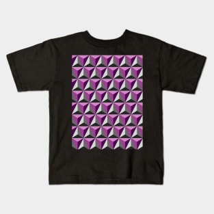geometric Triangles Pattern Kids T-Shirt